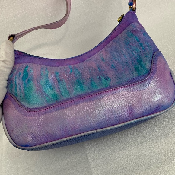 Recycled Riot brass circles bag - Picture 4 of 8